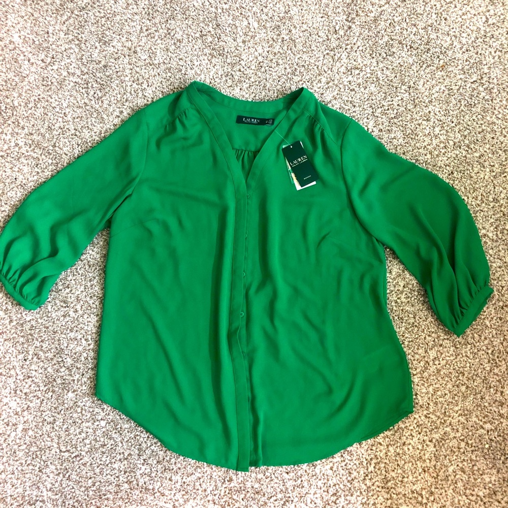 NWT 1X Ralph Lauren Blouse